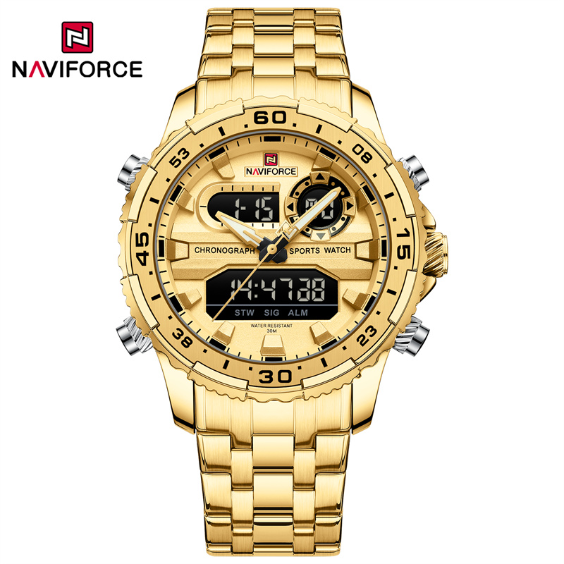 Luxury Watch Trading - Naviforce relógio de quartzo masculino, relógio