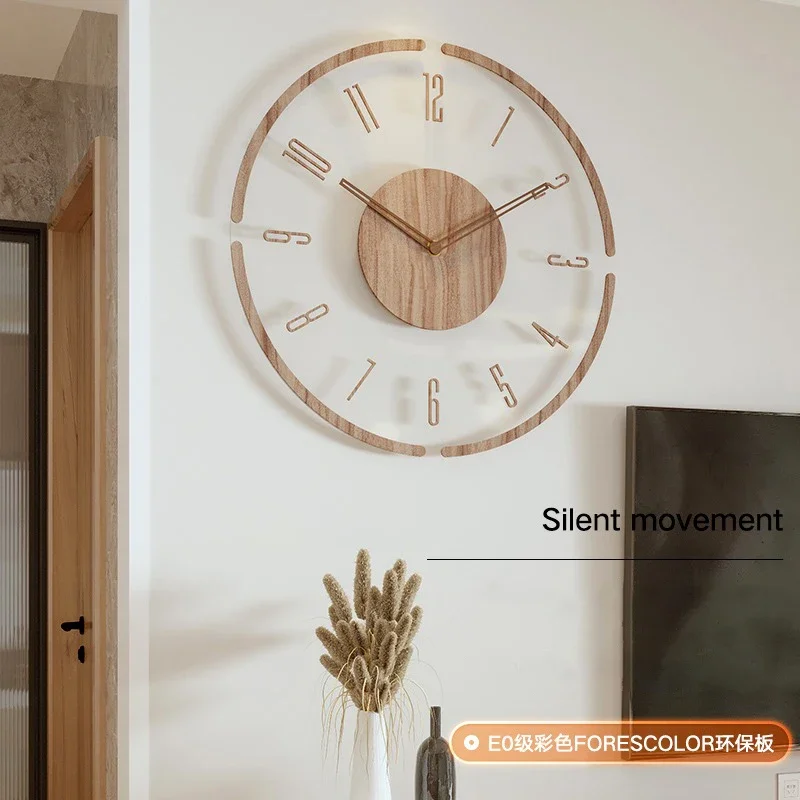 Luxury Watch Wall Clock - Relógio de Parede Transparente em Acrílico