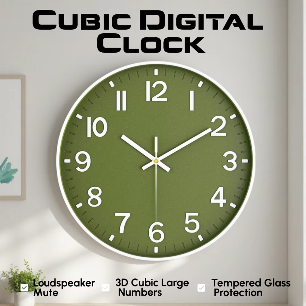 Luxury Watch Wall Clock - Relógio de Parede 3D com Movimento