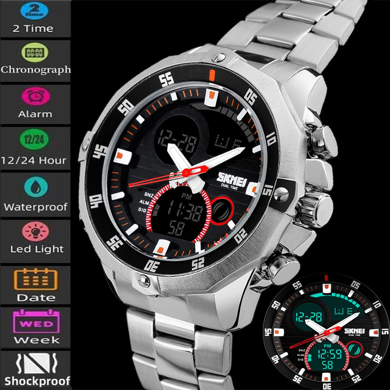 Luxury Watch Zone - Skmei-novo relógio casual de marca luxuosa