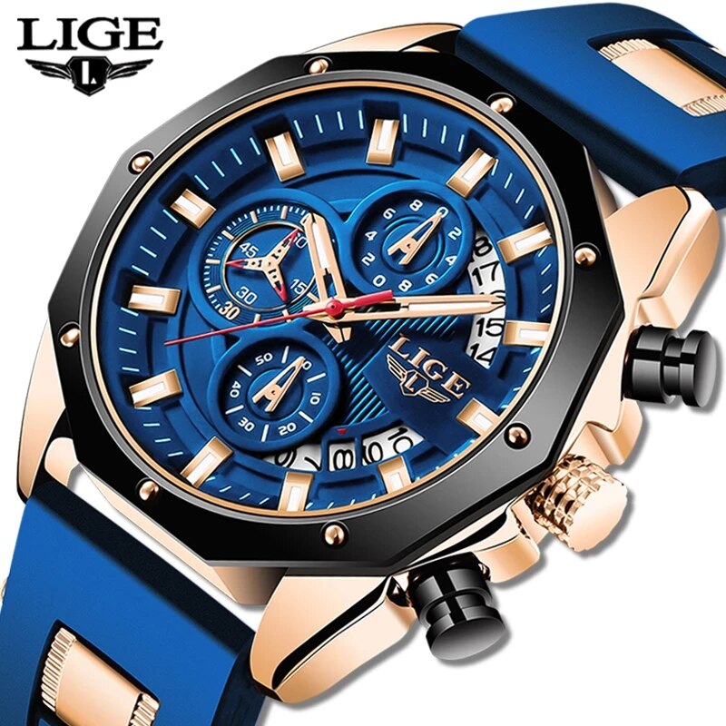 Luxury Watch Affordable - LIGE Moda Homens Relógios Top Marca