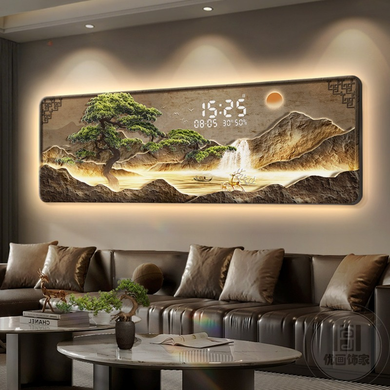 Luxury Watch Wall Clock - Relógio de Parede Digital de Luxo