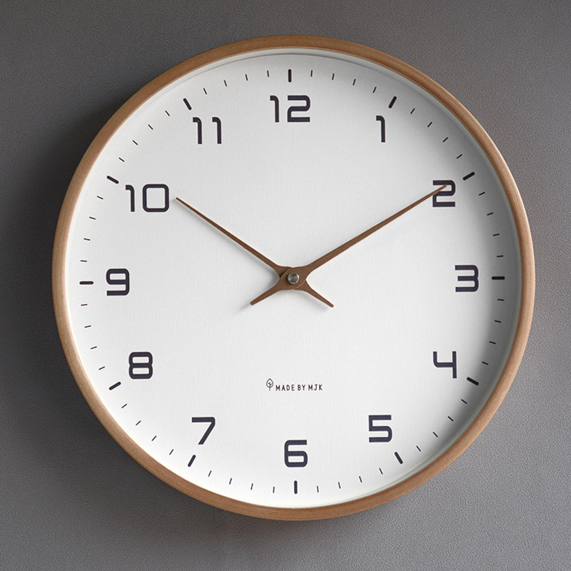 Luxury Watch Wall Clock - Nordic madeira maciça relógio de parede