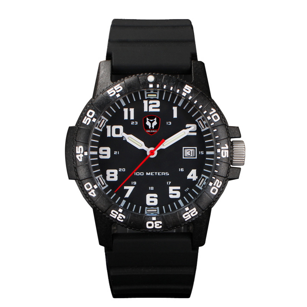 Luxury Watch With Arabic Numerals - Hnlgnox-Relógio de pulso masculino impermeável quartzo,