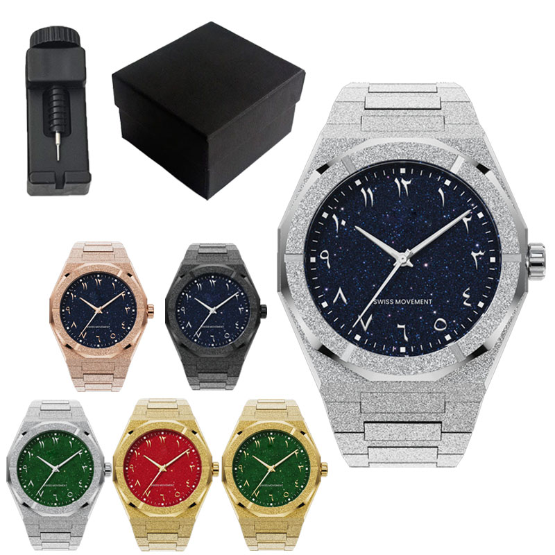 Luxury Watch With Arabic Numerals - 5 ATM resistente à água todo