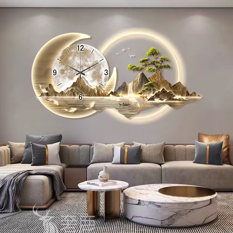 Luxury Watch Wall Clock - Relógio de parede estético silencioso estilo