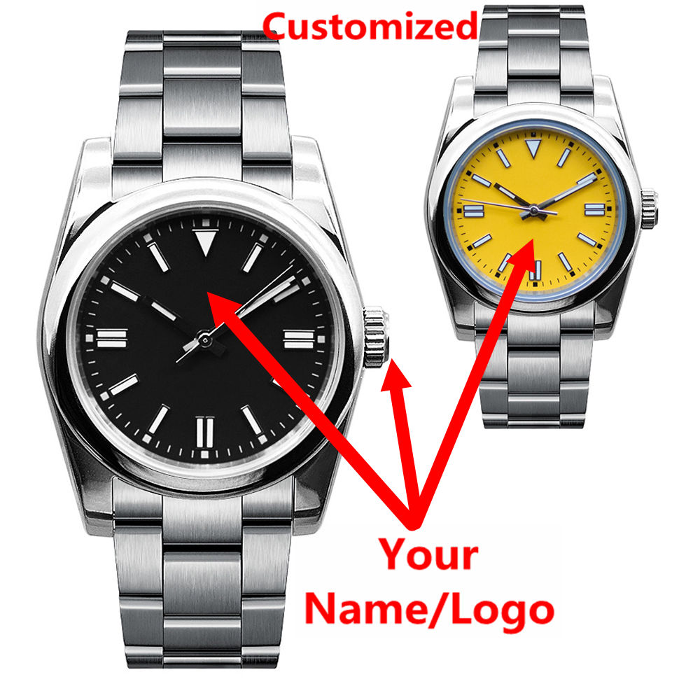 Luxury Watch Display - Relógio Masculino Personalizado com Logotipo, Luxuoso,