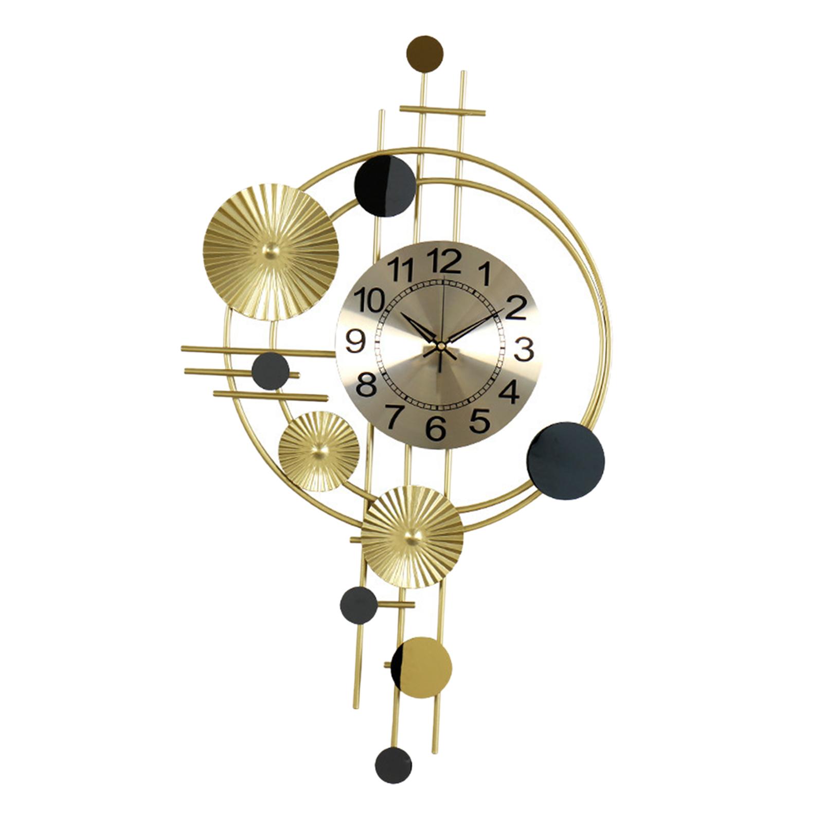Luxury Watch Wall Clock - Relógio de Parede Moderno Silencioso Decorativo