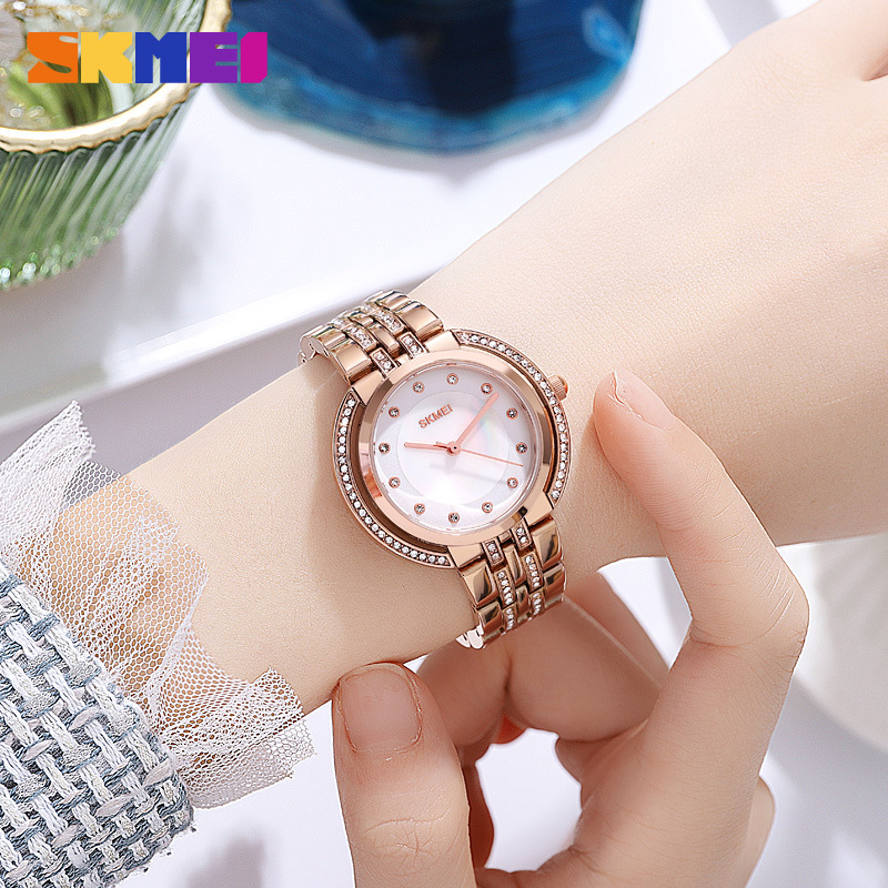 Luxury Watch Display - Relógio de Pulso Feminino de Quartzo