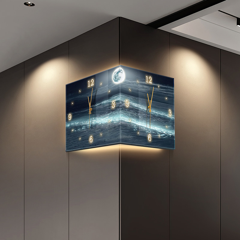 Luxury Watch Wall Clock - Relógios de Parede Digitais LED de