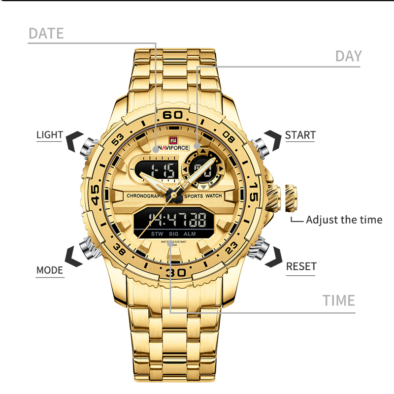 Naviforce relógio de quartzo m - Luxury Watch Trading avaliação e preço