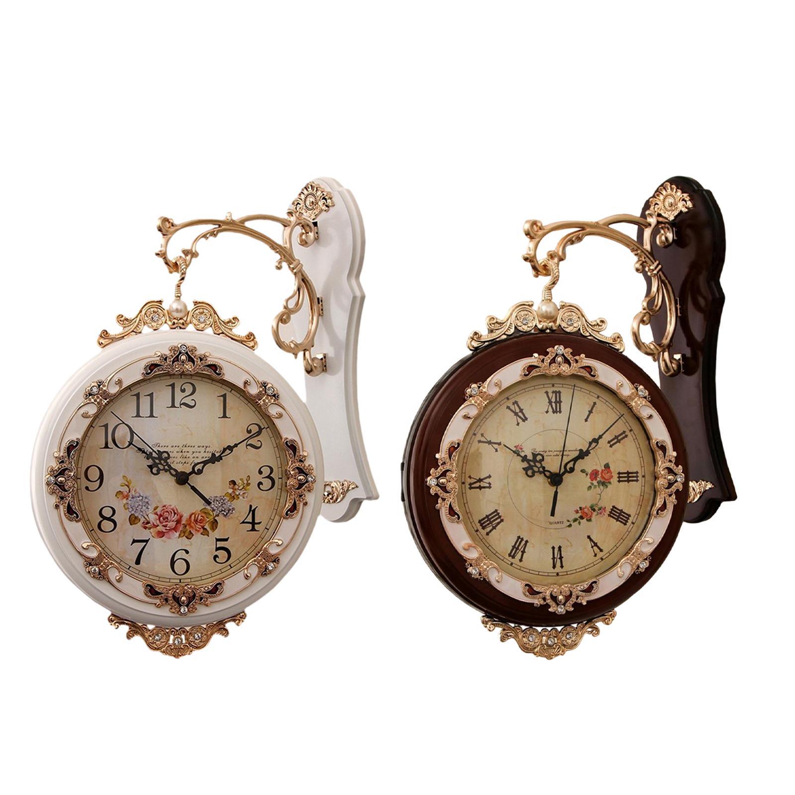 Relógio de parede dupla face e - Luxury Watch Wall Clock avaliação e preço