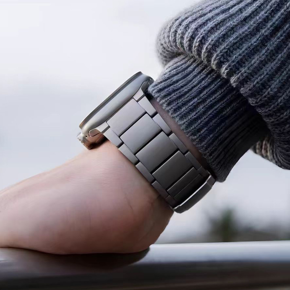 Pulseira masculina de titânio  - Luxury Watch Apple Bands avaliação e preço