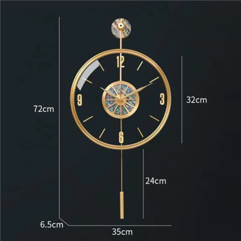 Liga concha relógio de parede  - Luxury Watch Wall Clock avaliação e preço