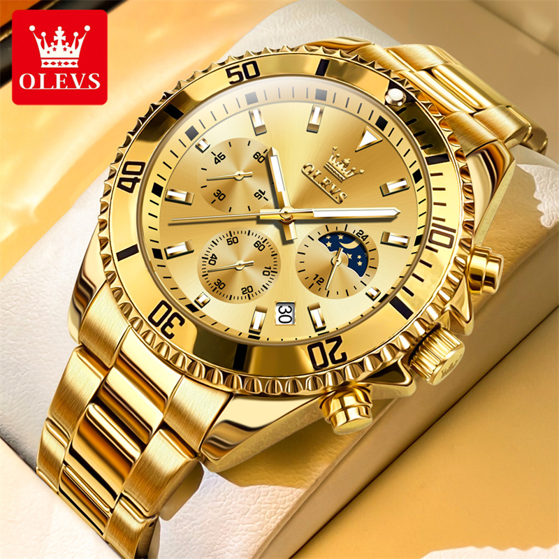 Olevs relógio masculino marca  - Luxury Watch Affordable avaliação e preço