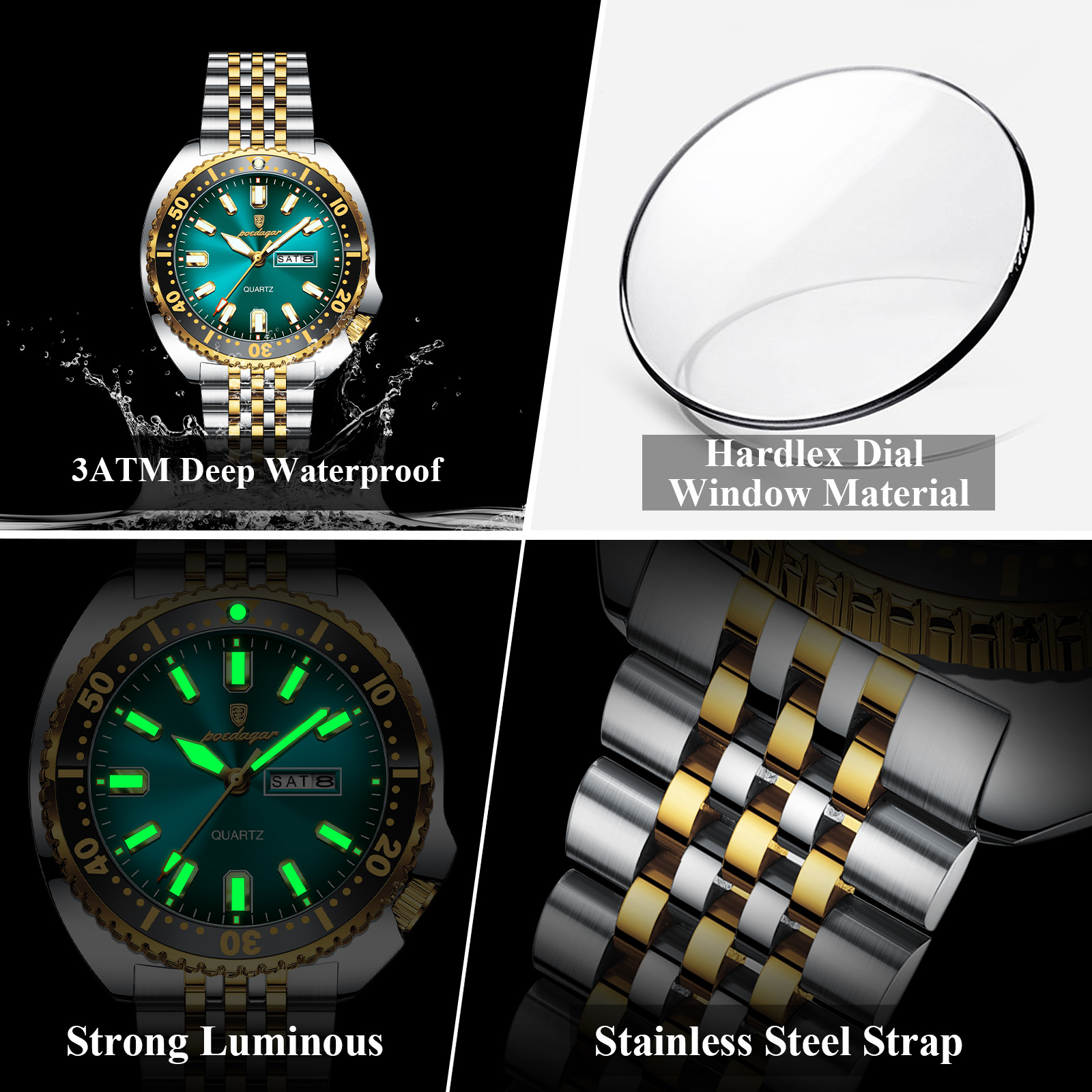 Relógio Masculino Original POE - Luxury Watch Hublot avaliação e preço