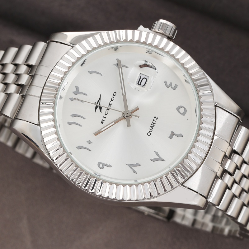 Moda masculina relógios data h - Luxury Watch With Arabic Numerals avaliação e preço