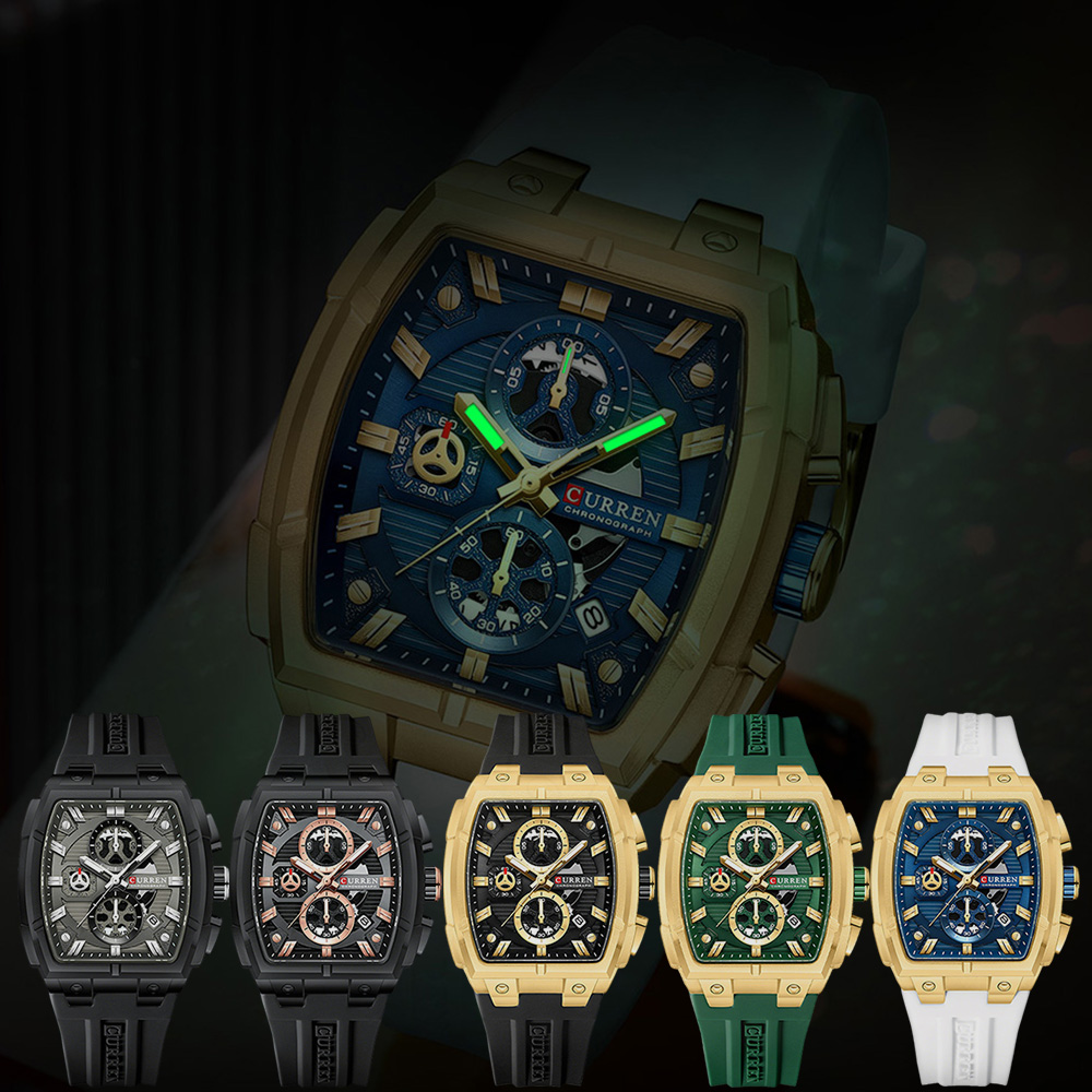 Relógio de Luxo Vintage CURREN - Luxury Watch Display avaliação e preço
