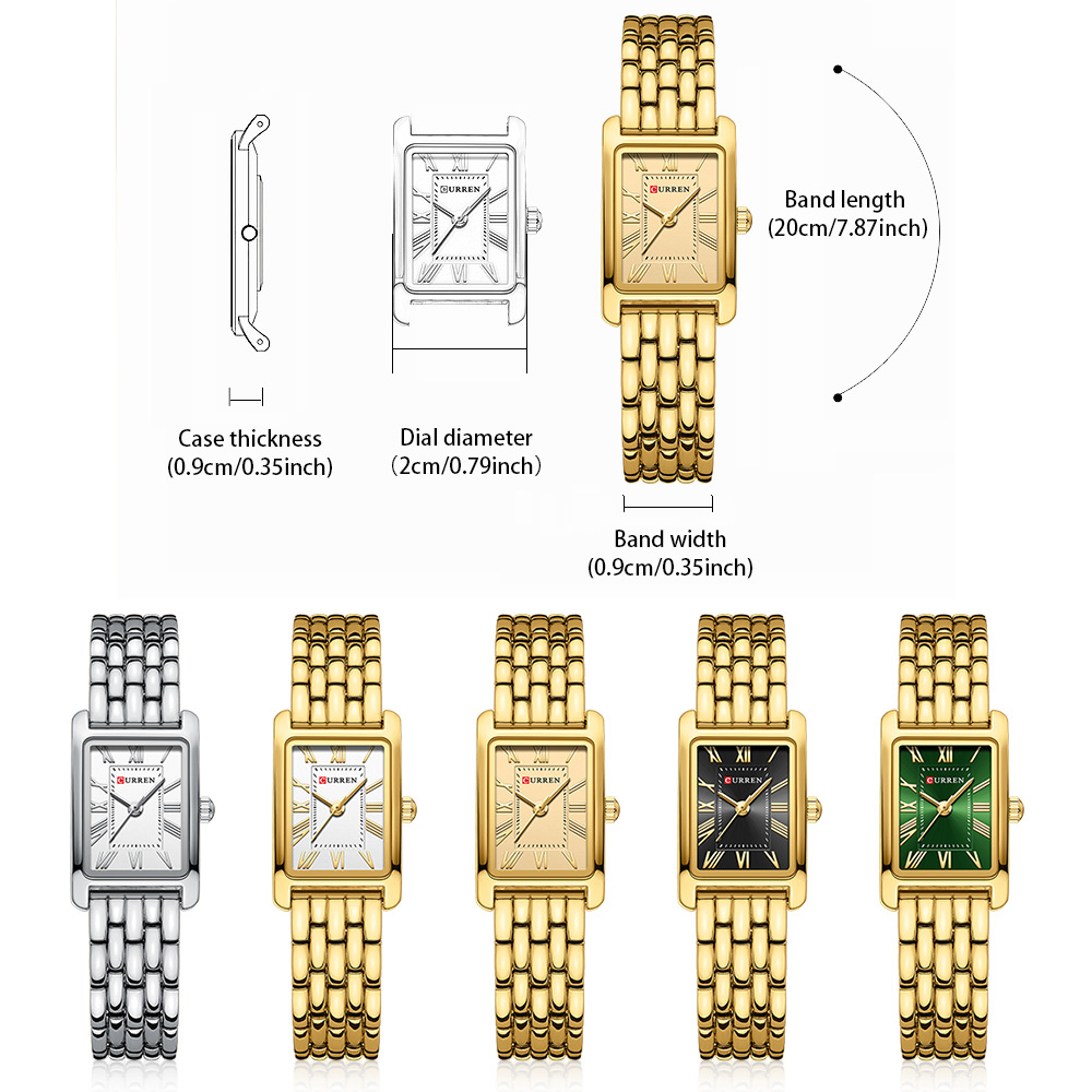 Relógio de Pulso Feminino de L - Luxury Watch Square avaliação e preço
