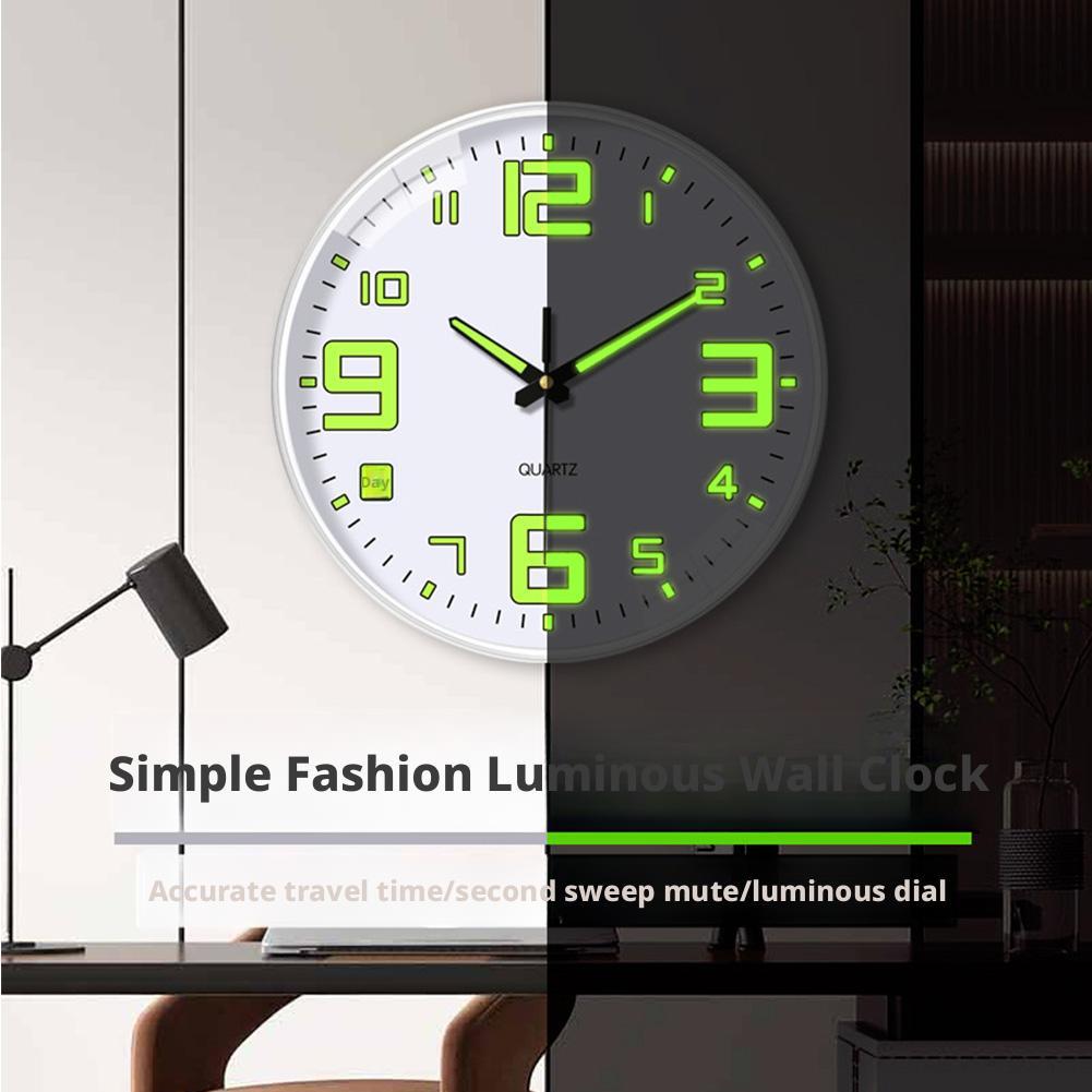 Relógio de quartzo luminoso 8  - Luxury Watch Wall Clock avaliação e preço