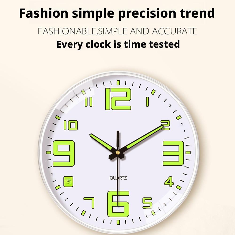 Relógio de quartzo luminoso 8  - Luxury Watch Wall Clock avaliação e preço