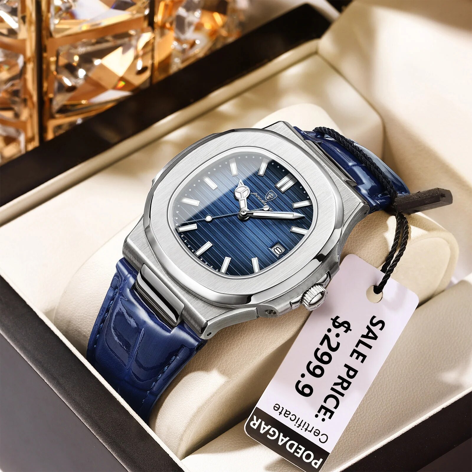 Poedagar topo de luxo quadrado - Luxury Watch Hublot avaliação e preço