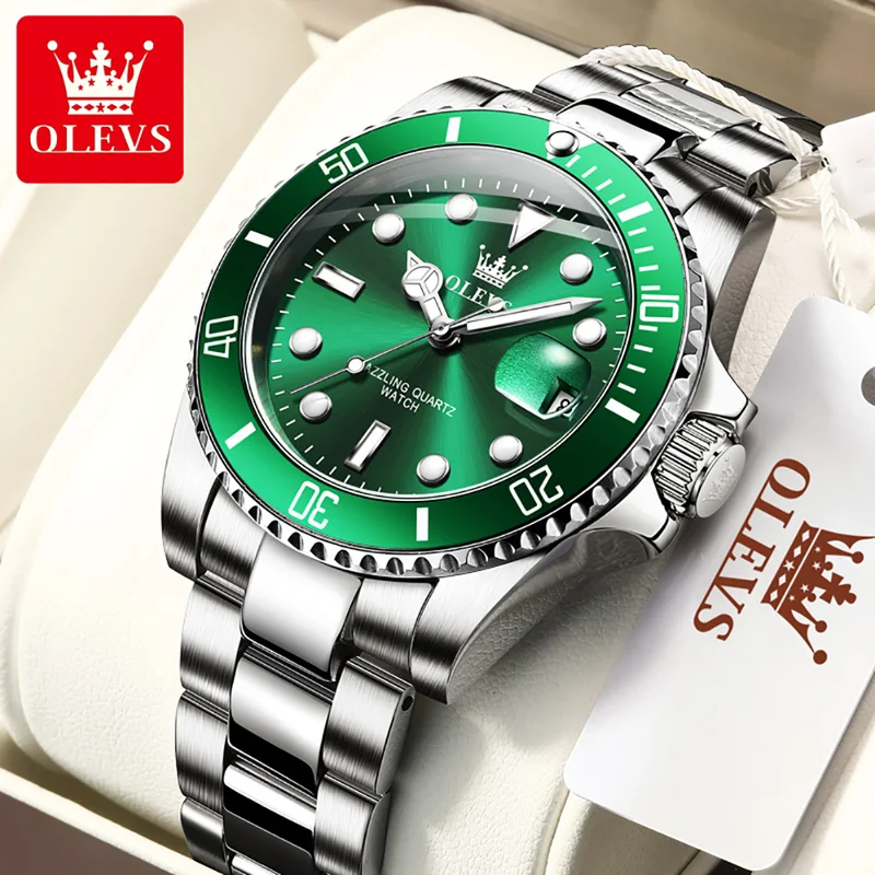Olevs relógio de quartzo origi - Luxury Watch Affordable avaliação e preço