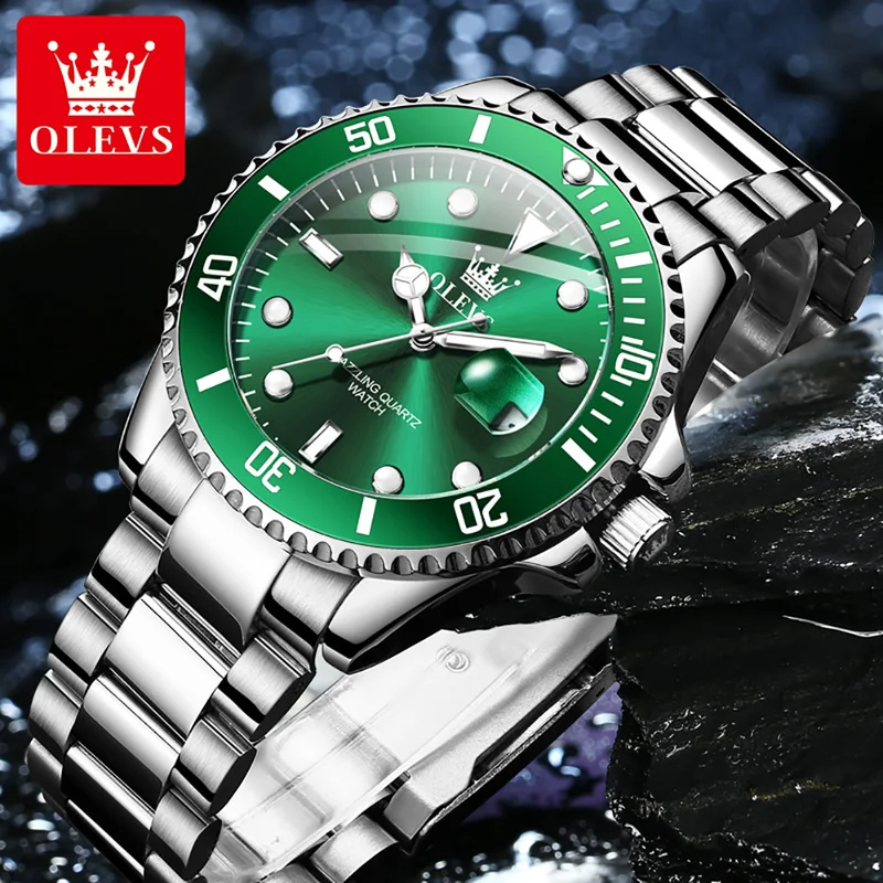 Olevs relógio de quartzo origi - Luxury Watch Affordable avaliação e preço