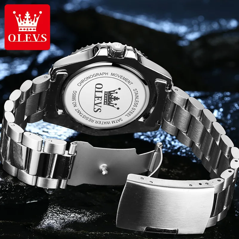 Olevs relógio de quartzo origi - Luxury Watch Affordable avaliação e preço