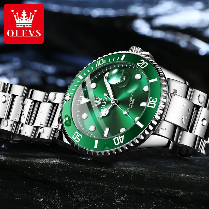 Olevs relógio de quartzo origi - Luxury Watch Affordable avaliação e preço