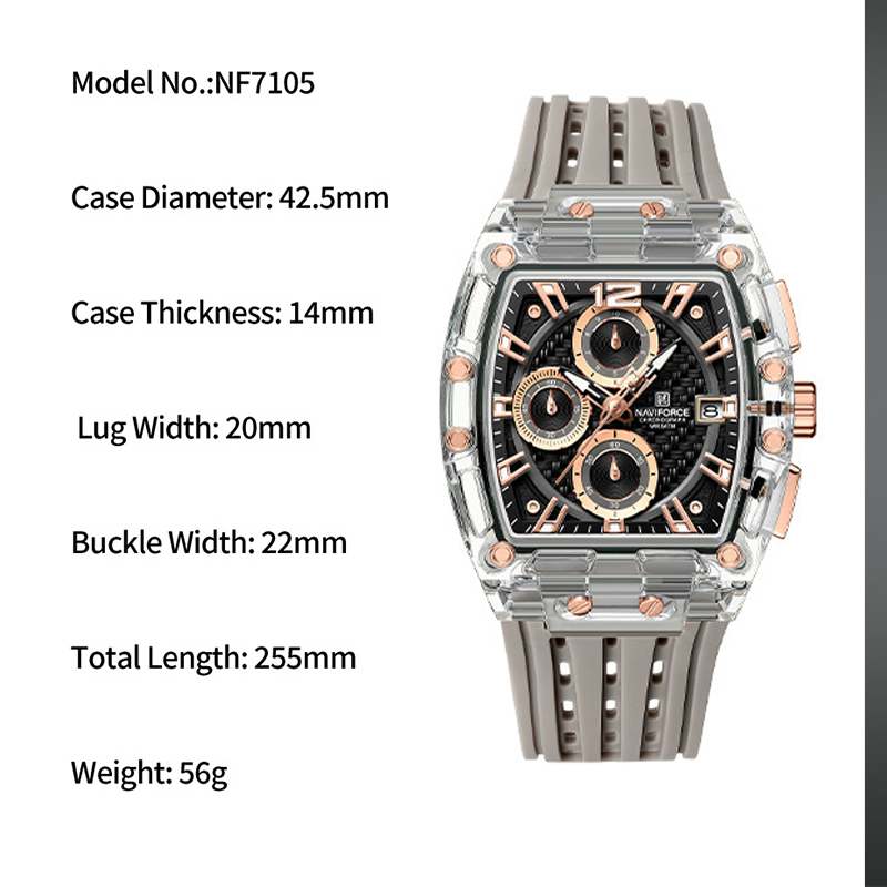 Novo naviforce relógios multif - Field Watch Military avaliação e preço
