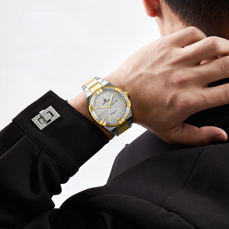 Naviforce clássico dia e data  - Field Watch Military avaliação e preço