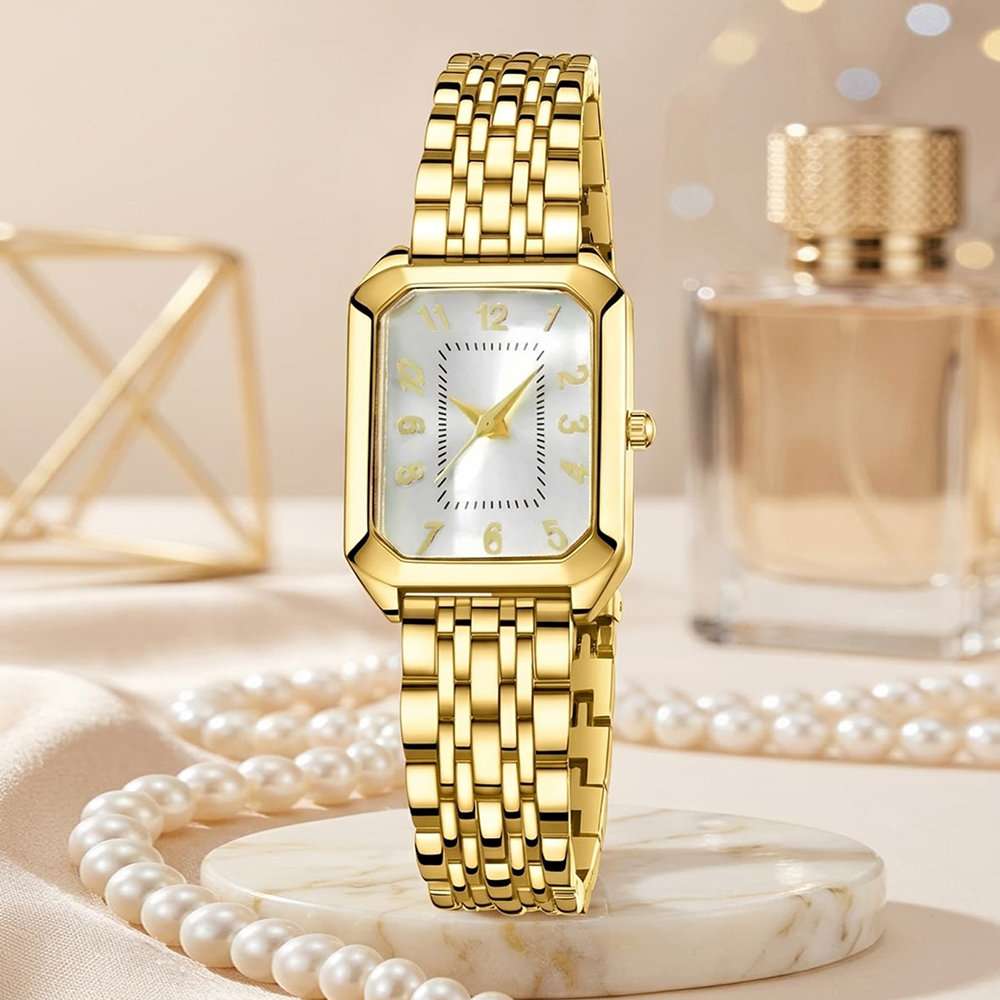 1 Peça Relógio de Pulso Femini - Luxury Watch Square avaliação e preço