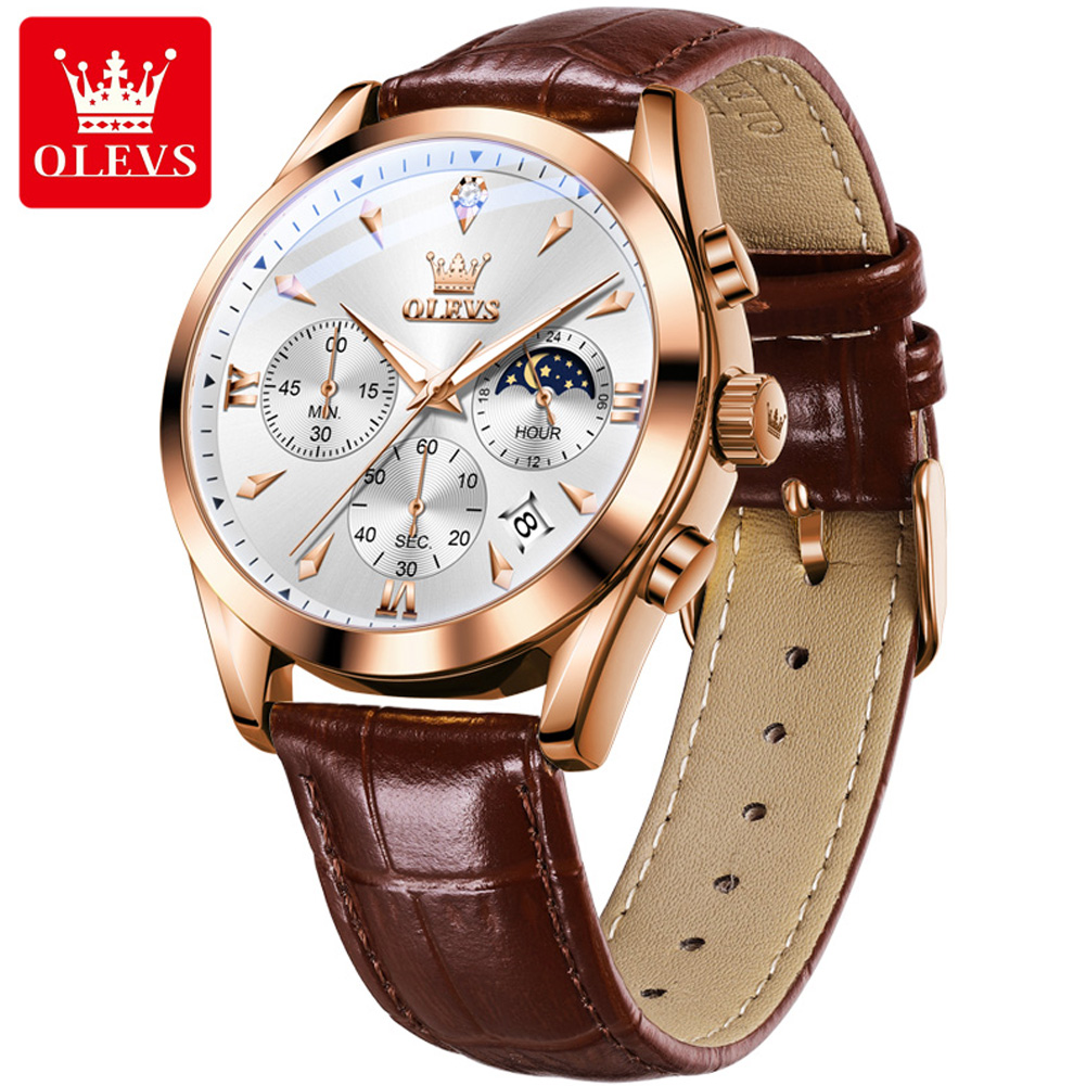 Olevs marca nova moda relógio  - Luxury Watch Affordable avaliação e preço