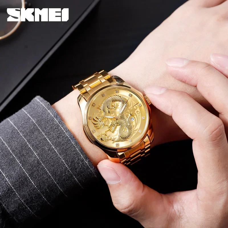 Skmei 9193 masculino 3bar à pr - Luxury Watch Hublot avaliação e preço