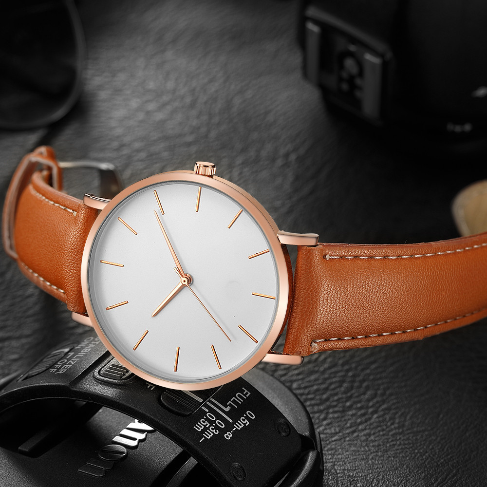Estilo simples analógico quart - Luxury Watch Affordable avaliação e preço