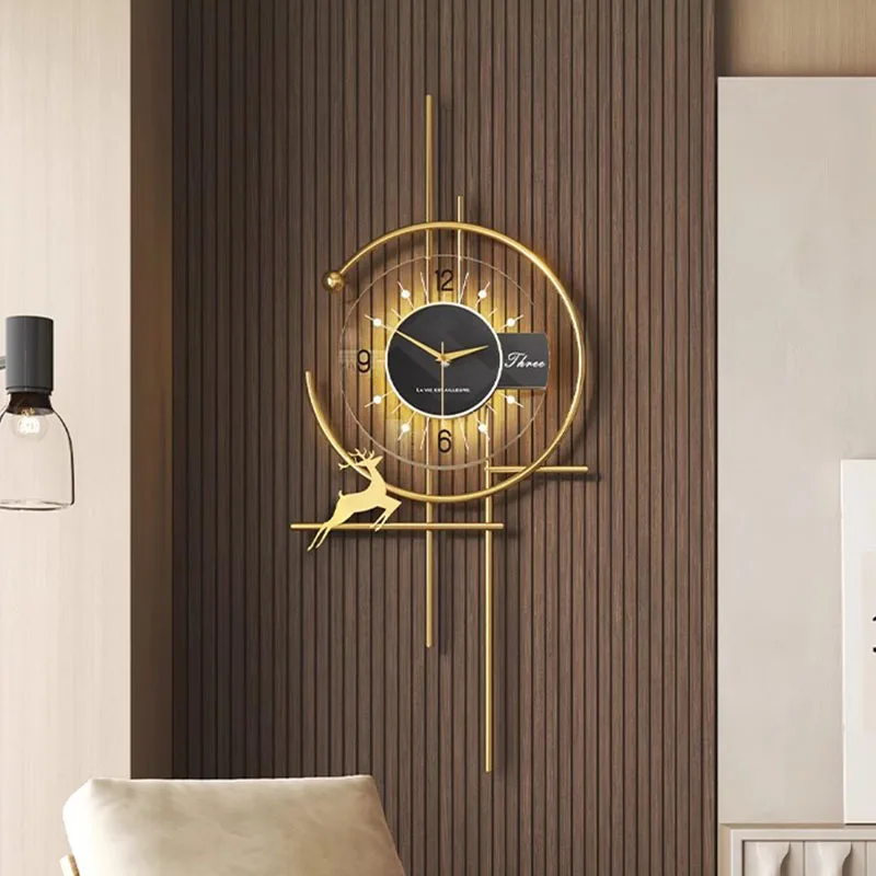 Popular sala de jantar relógio - Luxury Watch Wall Clock avaliação e preço