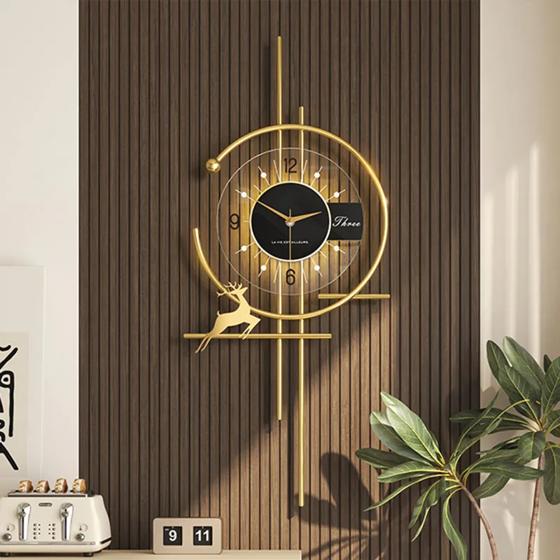 Popular sala de jantar relógio - Luxury Watch Wall Clock avaliação e preço